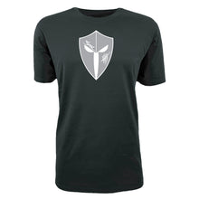 Load image into Gallery viewer, mens-black-grey-white-gym-wear-shirt-fitness-apparel-strive-to-conquer-pursue-collection