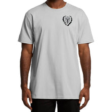 Load image into Gallery viewer, mens-white-grey-black-shirt-gym-wear-apparel-lifestyle-wear-clothing-strive-to-conquer-shirts-model-front