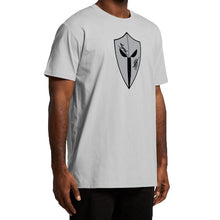 Load image into Gallery viewer, mens-pursue-gym-wear-shirt-fitness-apparel-strive-to-conquer-white-shirt
