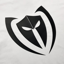 Load image into Gallery viewer, strive to conquer mens white black prevail long sleeve shirt gym apparel lifestyle wear clothing spartan helmet logo
